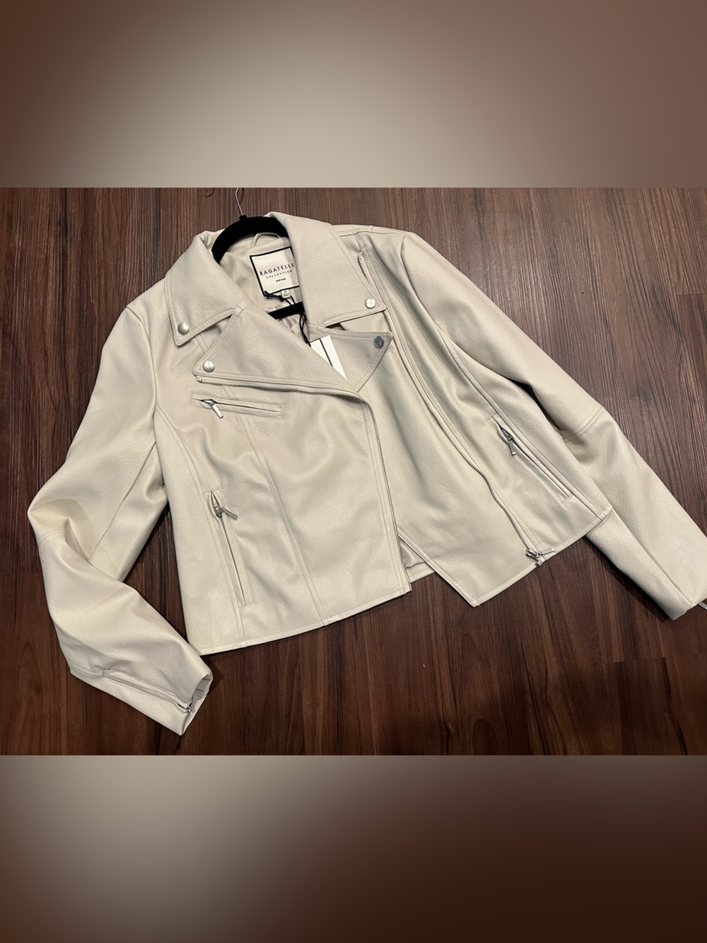 NWT Faux Leather Jacket
